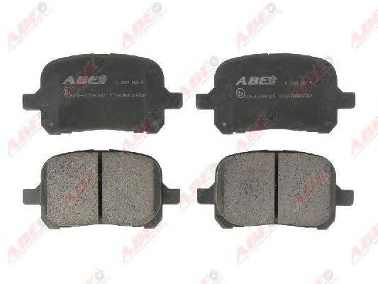 Колодки тормозные дисковые C12083ABE ABE