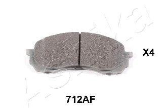 Колодки тормозные дисковые 50-07-712 ASHIKA